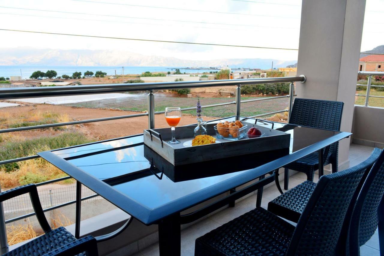 Balos Residence Private Pool Seafront Seaview Kissamos Luaran gambar