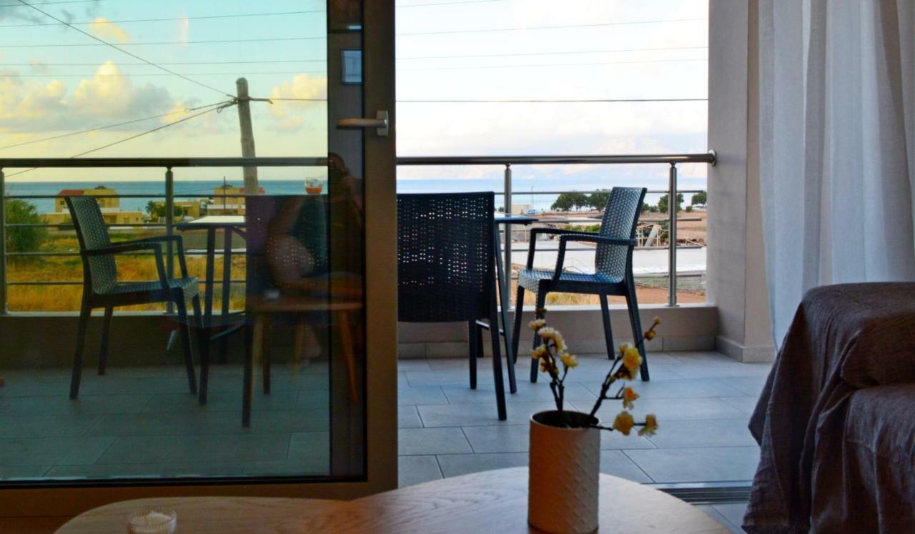 Balos Residence Private Pool Seafront Seaview Kissamos Luaran gambar