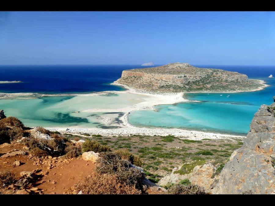 Balos Residence Private Pool Seafront Seaview Kissamos Luaran gambar